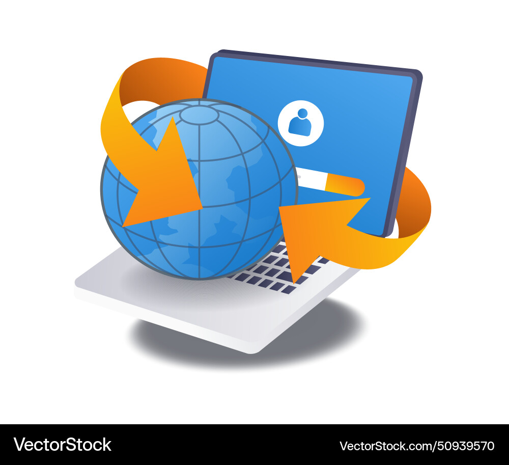 Analysis of development business data Analysis of development business data vector image