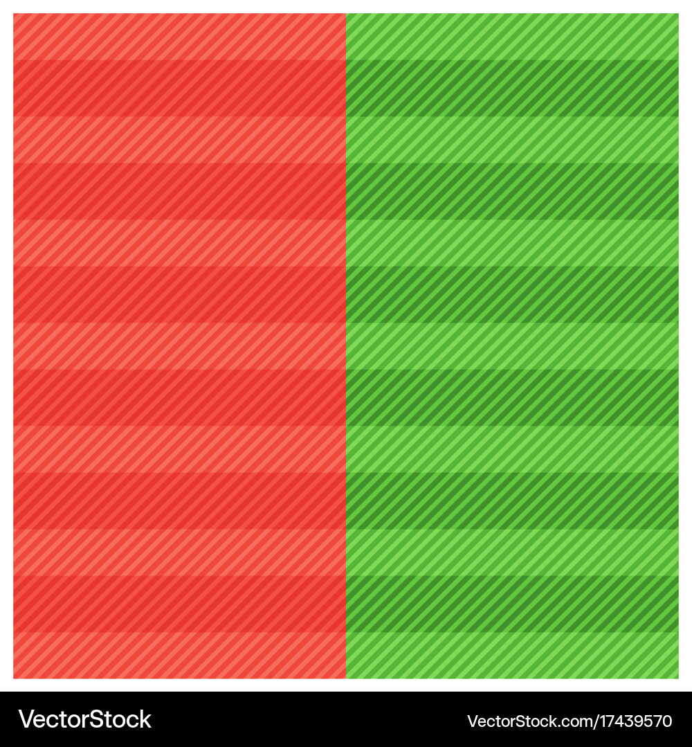 Red and Green Diagonal Pattern Vector Image