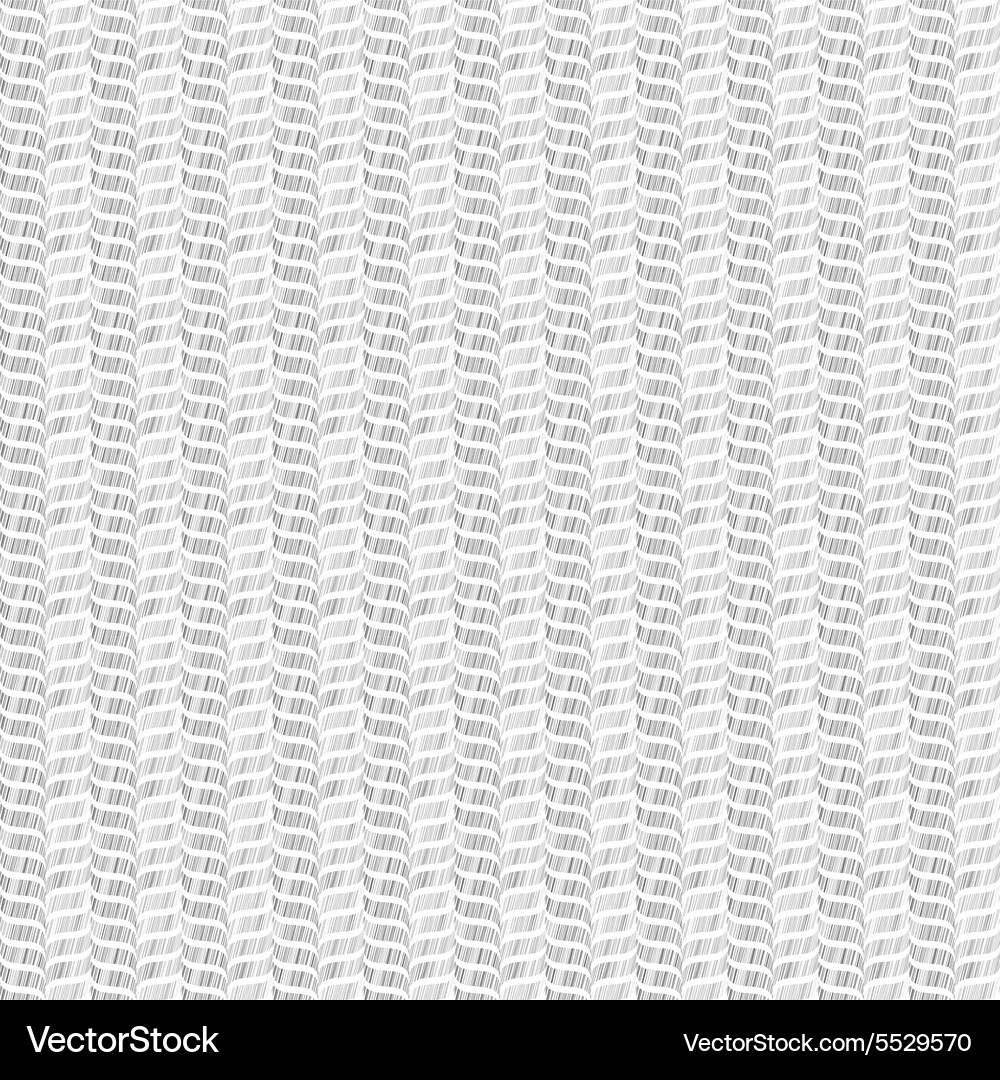 Seamless pattern of curves in sketch style Vector Image