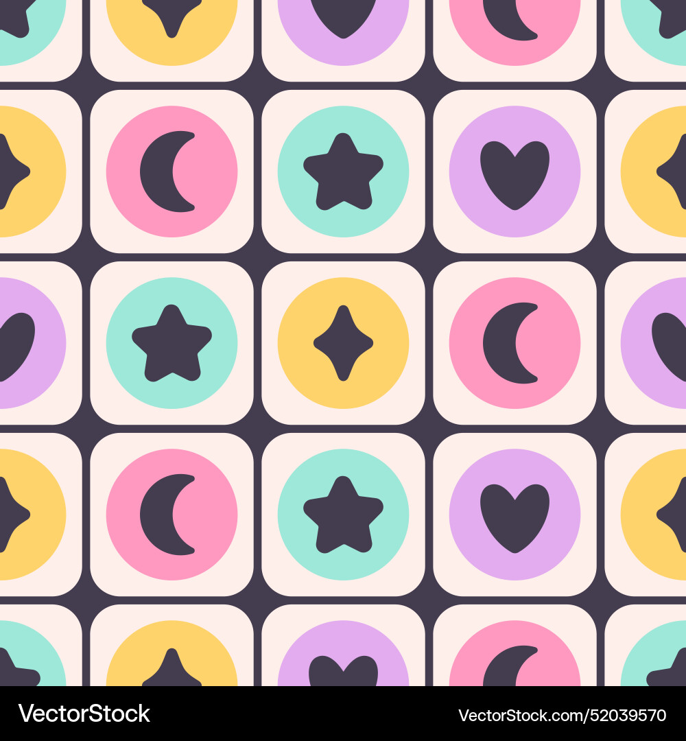 Seamless pattern with geometry shapes of stars Seamless pattern with geometry shapes of stars vector image