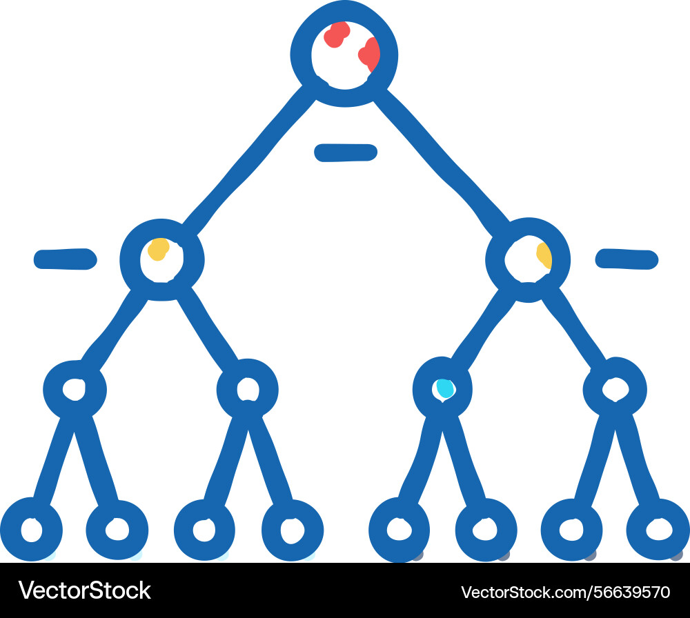 Support machine svm algorithm icon doodle Support machine svm algorithm icon doodle Vector Image