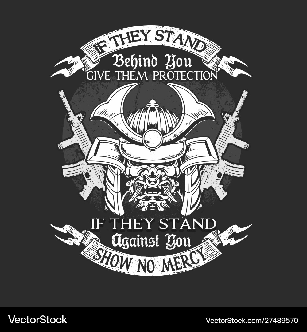 Warrior Pride: Samurai & Patriot Vector Image