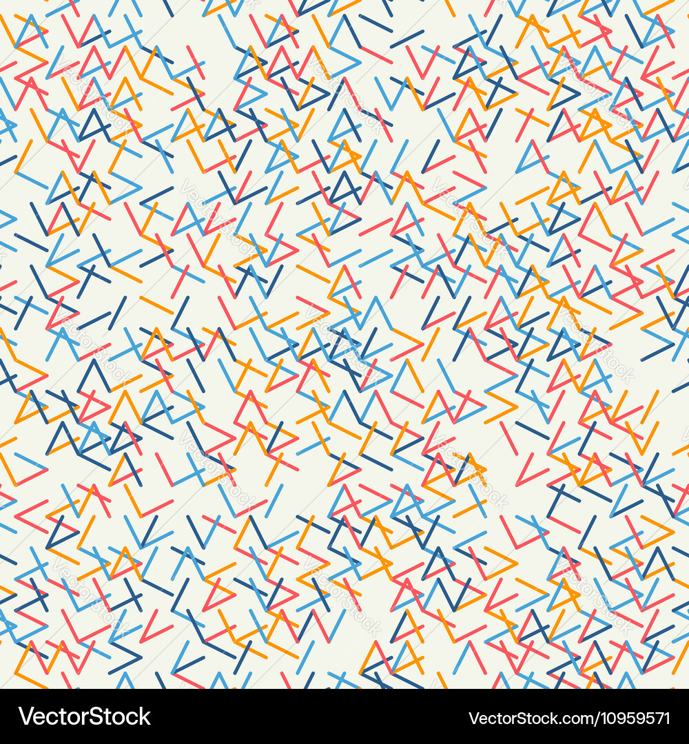 Abstract geometric background seamless pattern Vector Image