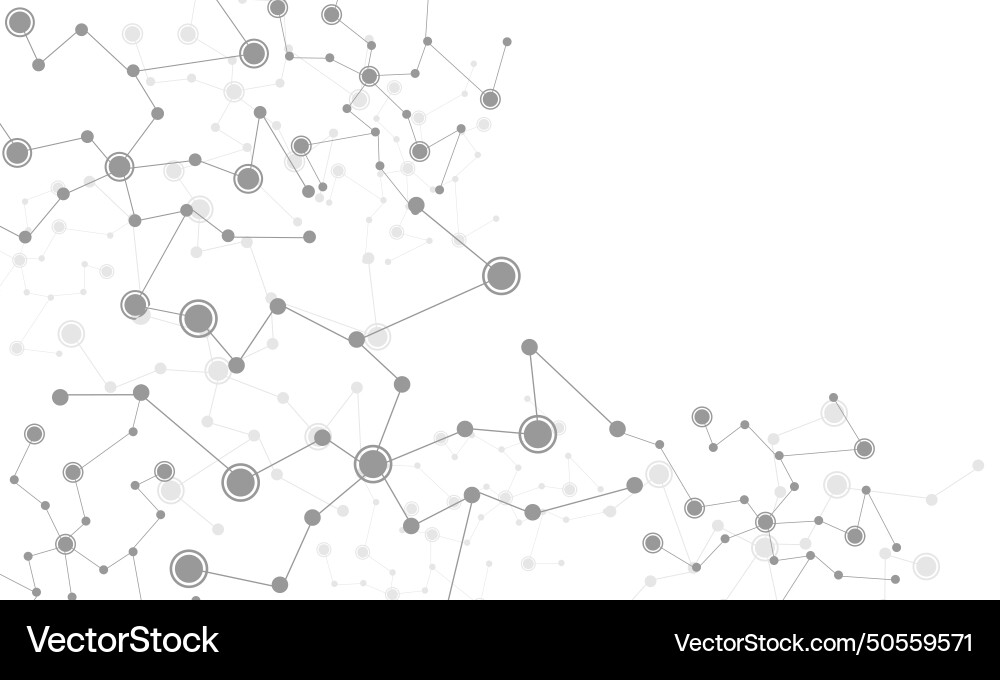 Abstract grey connecting dots and lines Abstract grey connecting dots and lines Vector Image