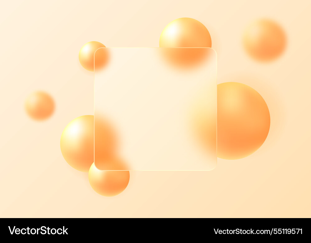 Background website landing page in glass morphism Background website landing page in glass morphism vector image