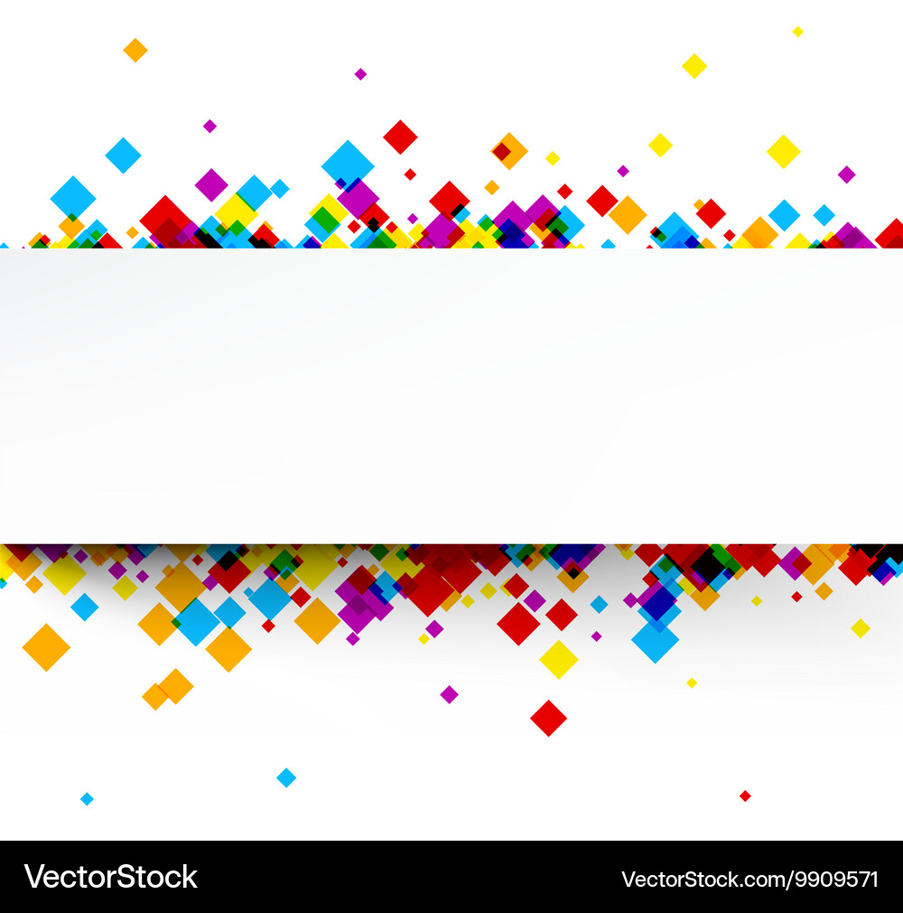 Background with color rhombs Vector Image