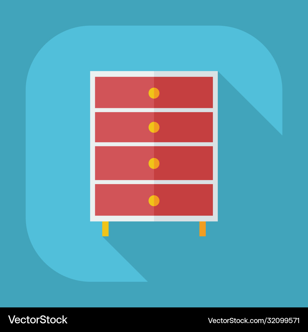 Flat modern design with shadow icons commode Flat modern design with shadow icons commode vector image