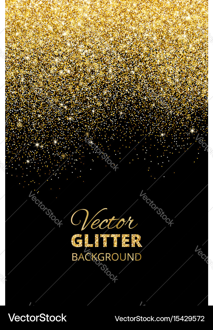 Falling Glitter Confetti Background Vector Image