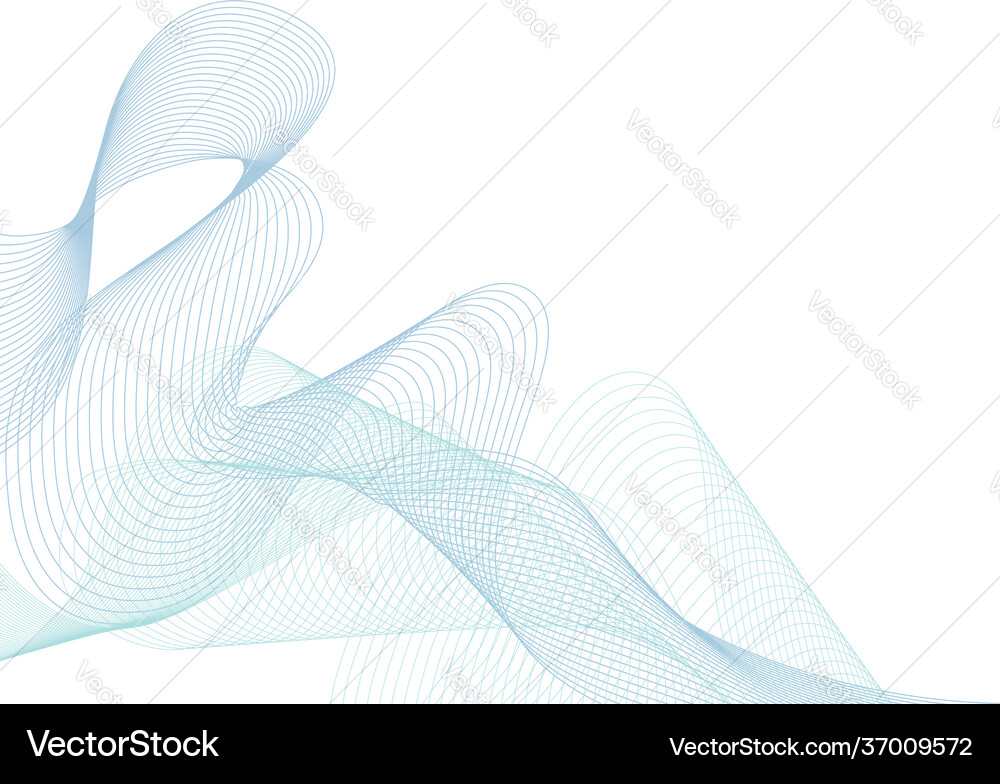 Fluid Wave Pattern vector image