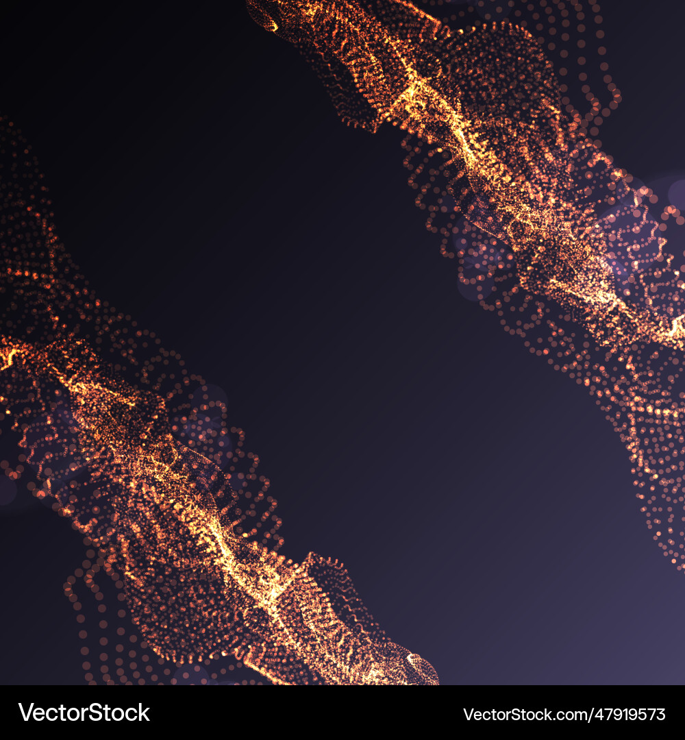 Abstract background particles liquid dynamic flow Abstract background particles liquid dynamic flow vector image