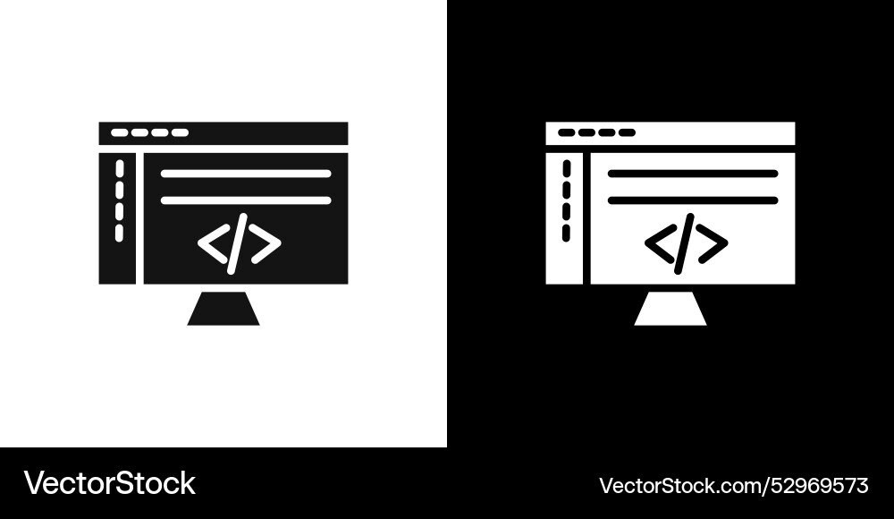 Kodierung Programm Icon flache Füllmenge Sammlung Kodierung Programm Icon flache Füllmenge Sammlung vektorbild