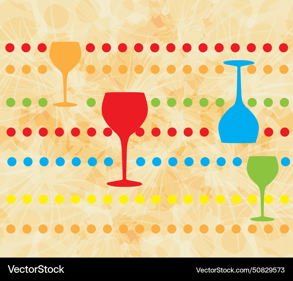 Wine menu card design background Wine menu card design background vector image