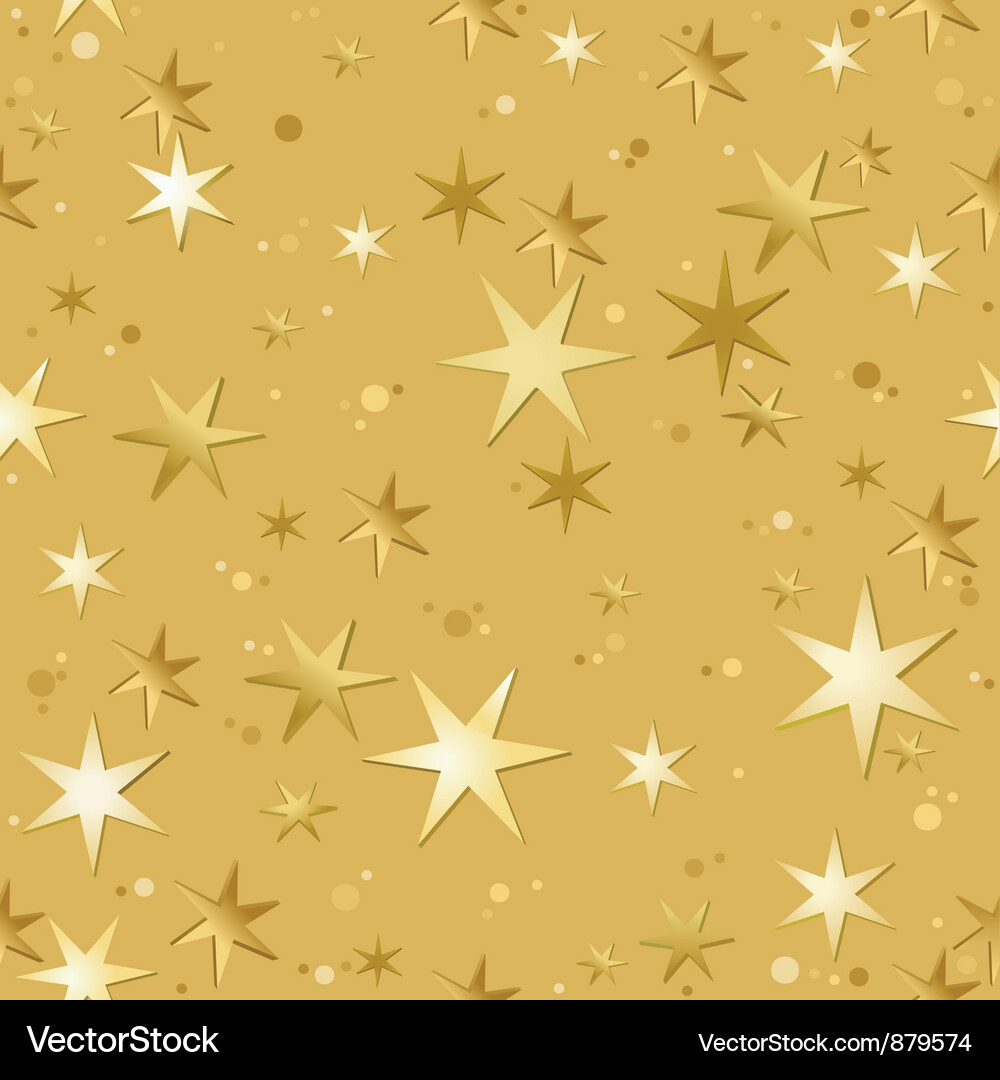 Golden Starburst Pattern Vector Image