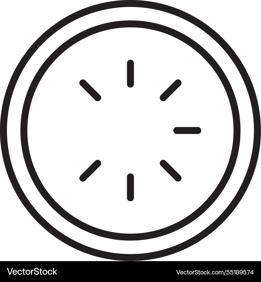 Loading line icon design Vector Image