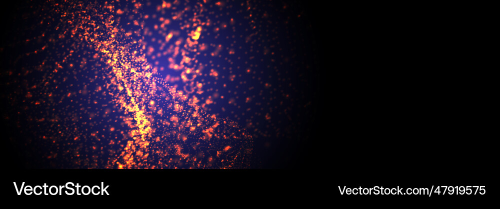 Abstract background particles liquid dynamic flow Vector Image