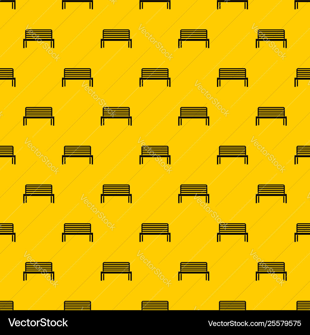 Bench pattern Vector Image