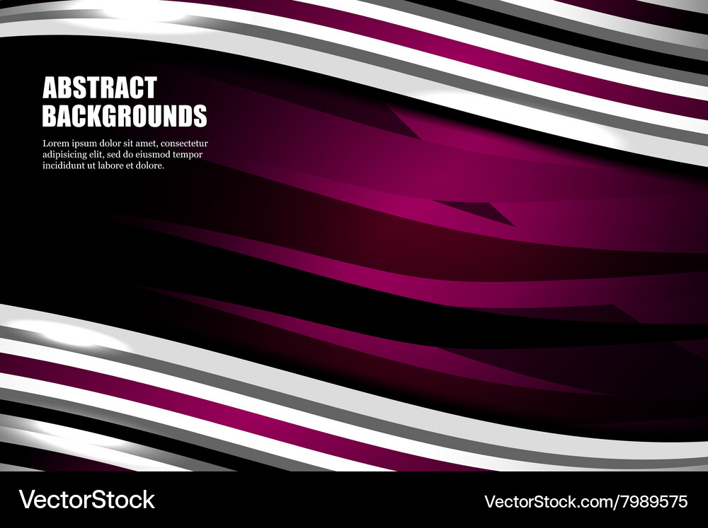 Dynamic Violet Wave Background Vector Image