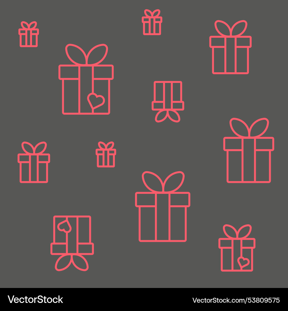 Gifts gift boxes wallpaper box decorative Gifts gift boxes wallpaper box decorative vector image