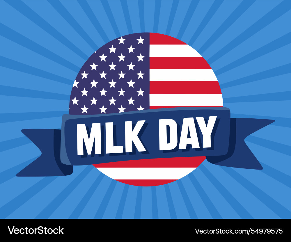 Mlk Tag vereinte Staaten von Amerika Mlk Tag vereinte Staaten von Amerika vektorbild