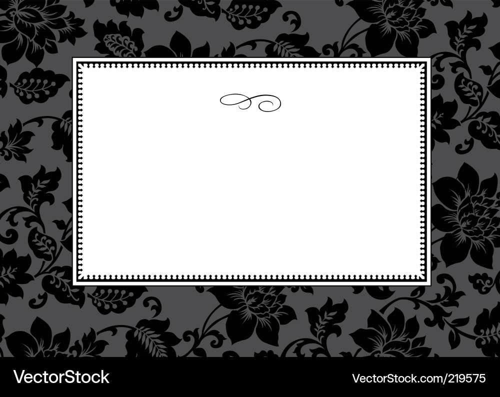 Ornate Velvet Scroll Pattern Vector Image