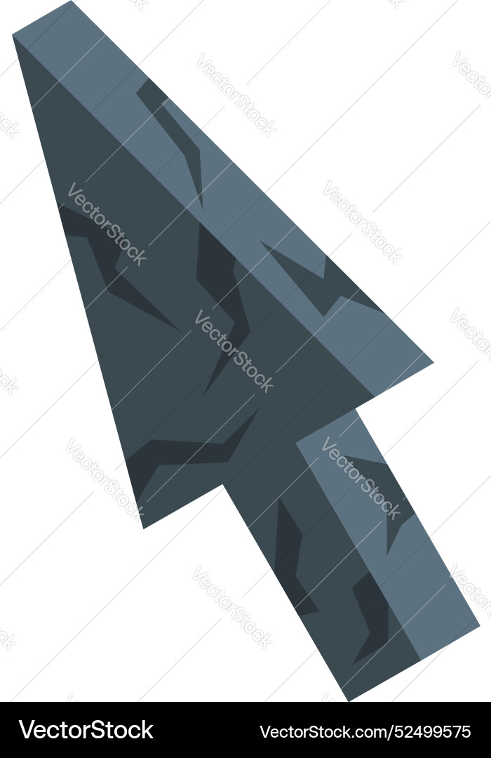 Stone cursor pointing concept of online game Stone cursor pointing concept of online game vector image