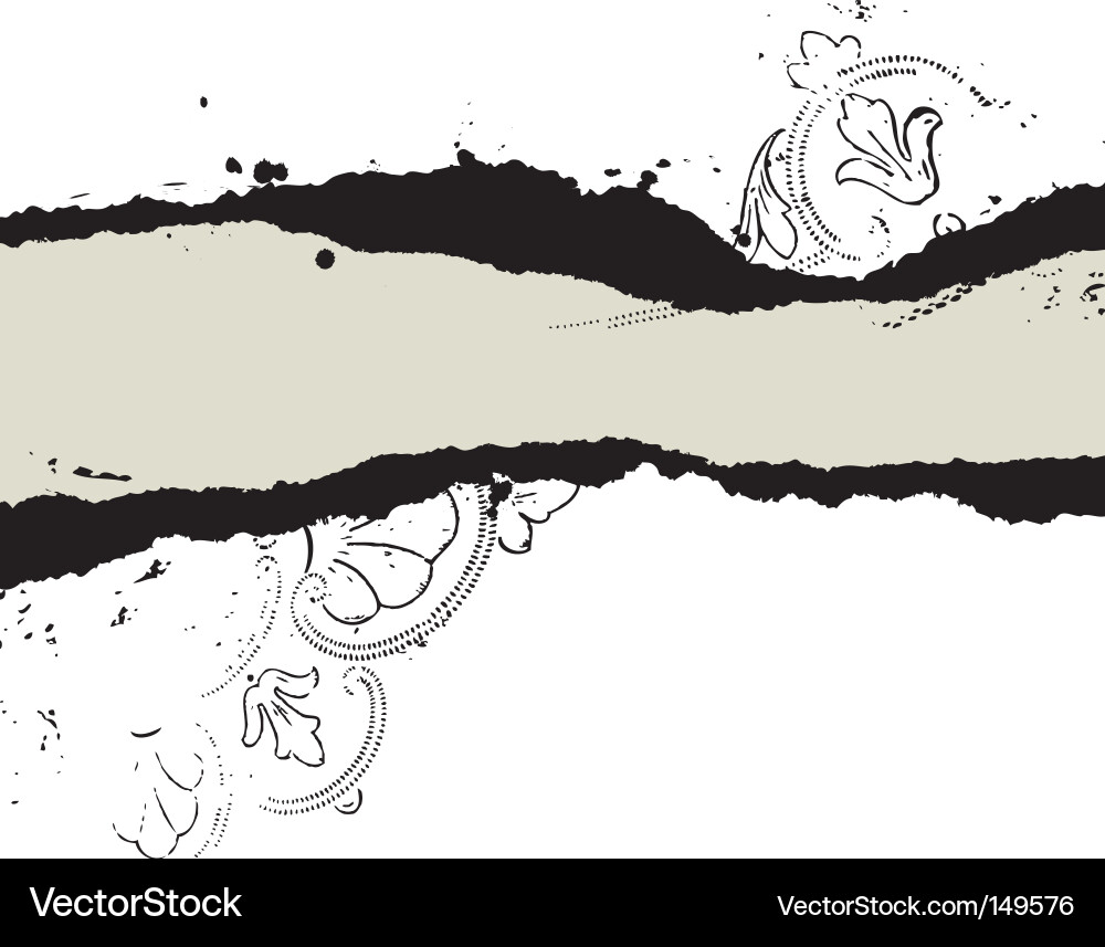 Grunge frame and border series vector image