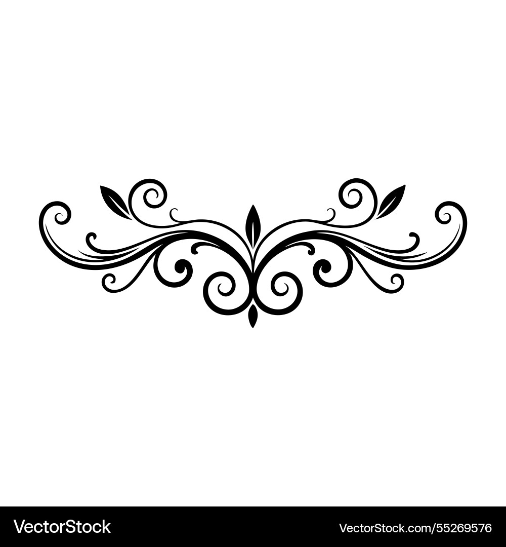 Monochrome adorned with swirling patterns Monochrome adorned with swirling patterns Vector Image