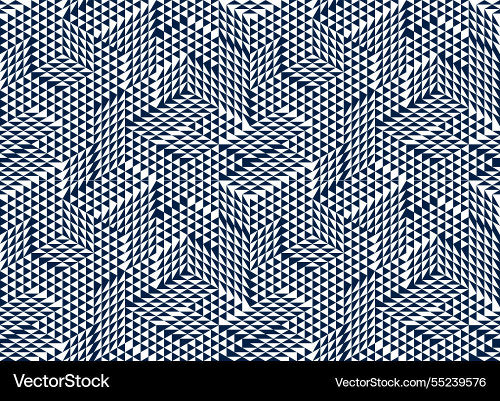 Seamless cubes background rhombus and triangles Vector Image