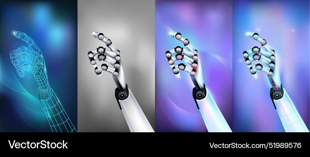 Work of artificial intelligence in the digital Work of artificial intelligence in the digital vector image