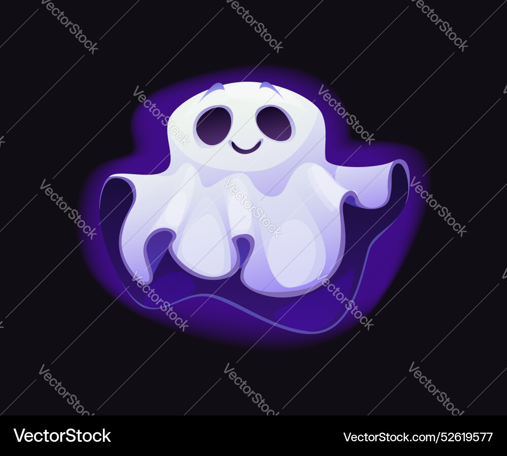 Cartoon halloween Geist Charakter furchterregende Personage Cartoon halloween Geist Charakter furchterregende Personage vektorbild