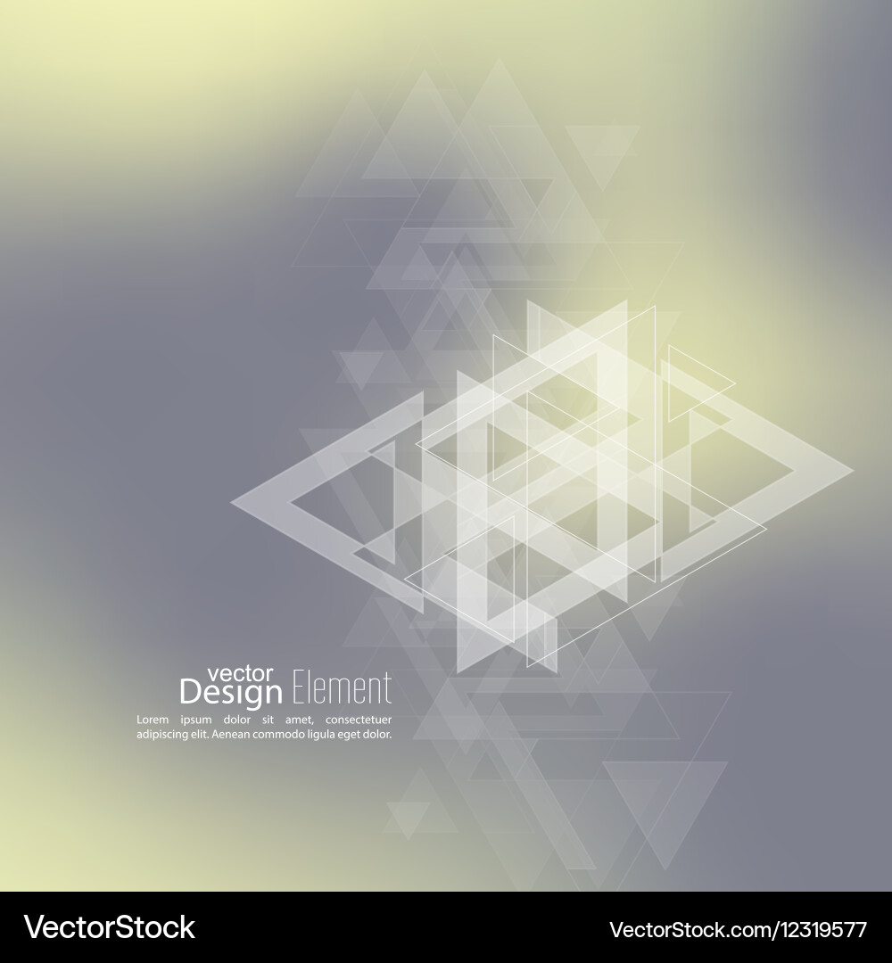 Dynamic Geometric Abstract Background Vector Image