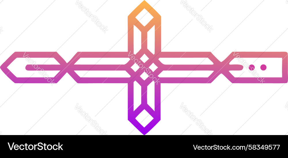 Modern Connection Node Icon Vector Image
