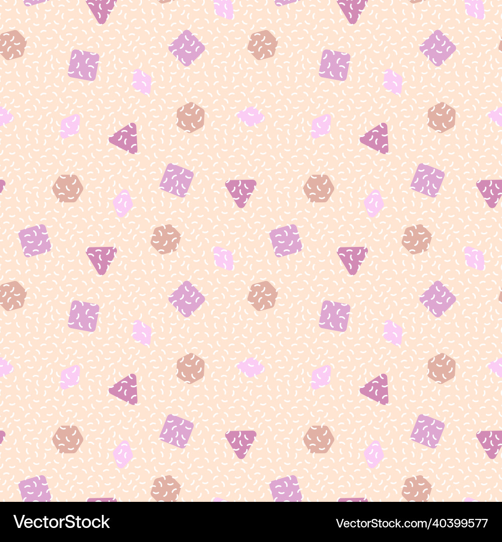 Retro Memphis Pattern Vector Image