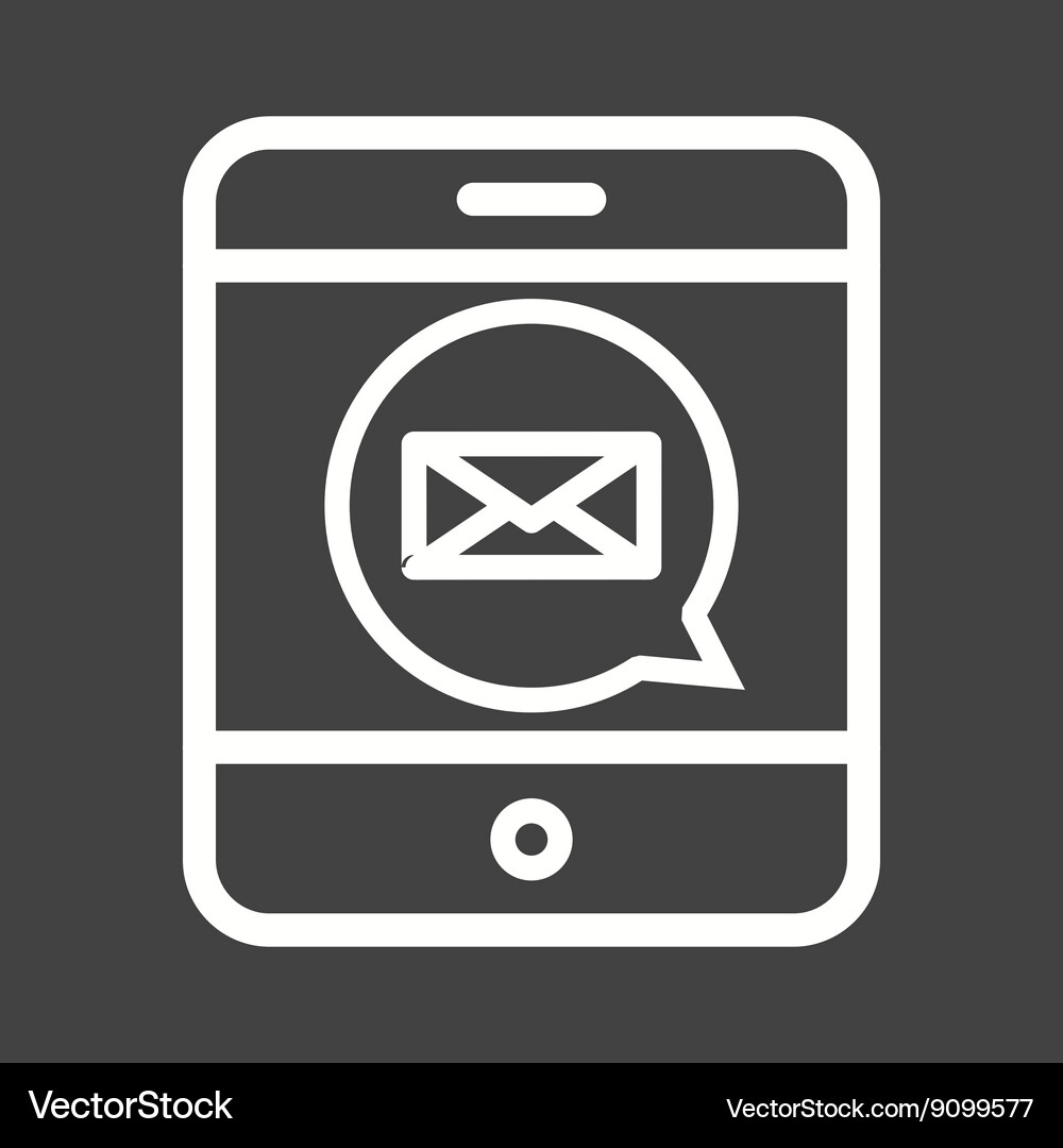Text message i Vector Image