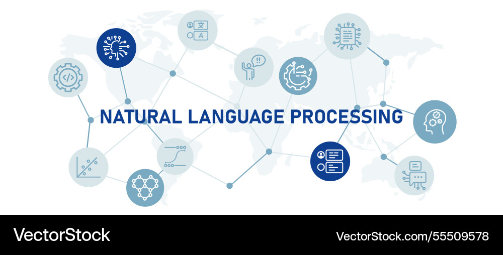 Nlp natural language processing ai artificial Nlp natural language processing ai artificial vector image