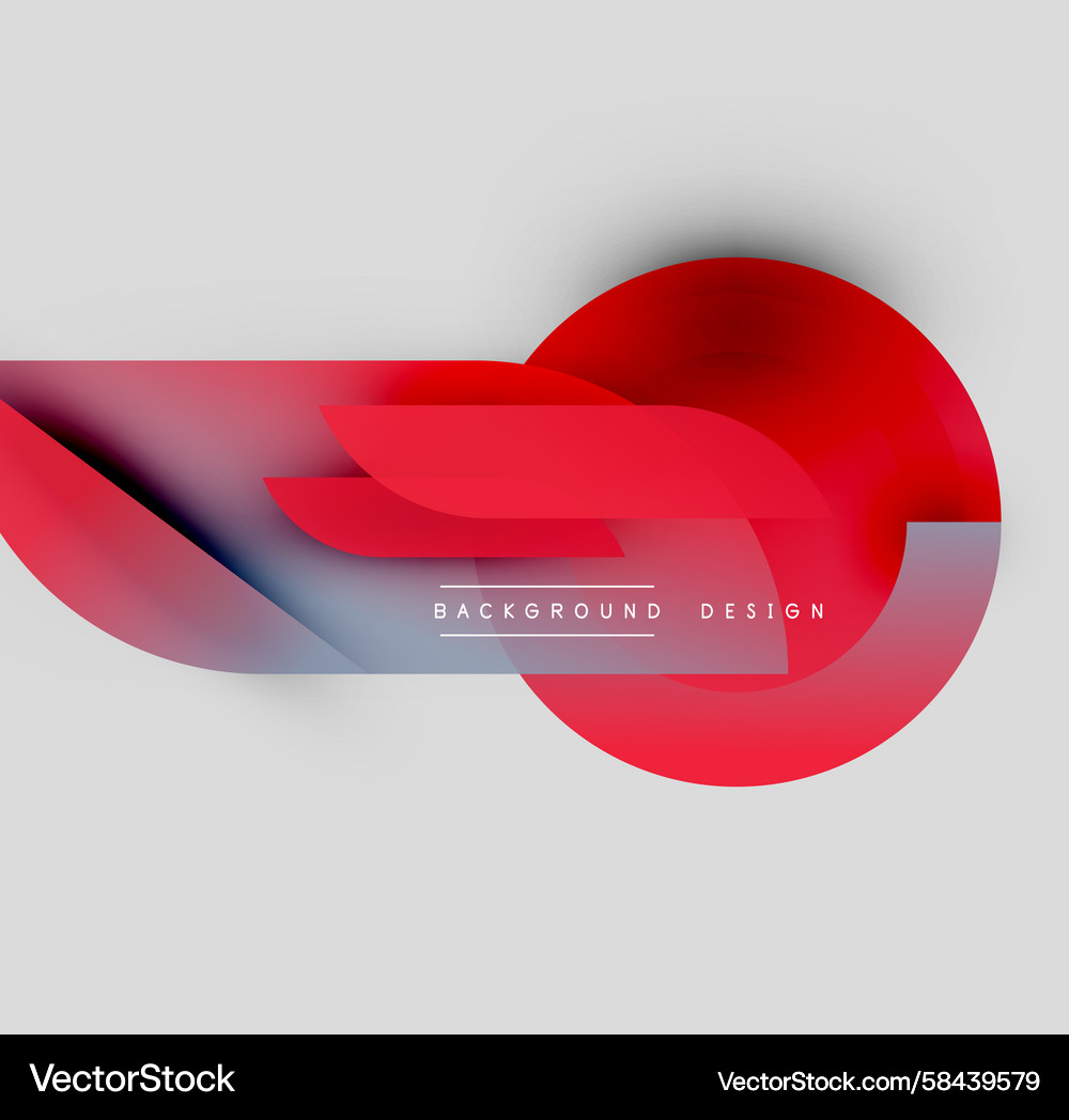 Abstract red design flowing shapes create dynamic Abstract red design flowing shapes create dynamic Vector Image