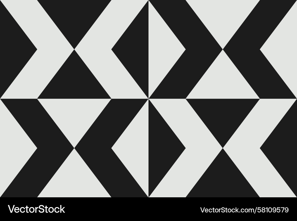 Grey Triangular Pattern Background Vector Image