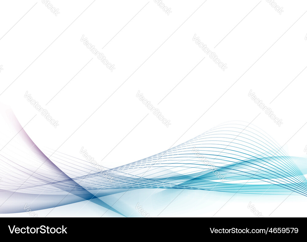 Smooth Abstract Wave Background Vector Image