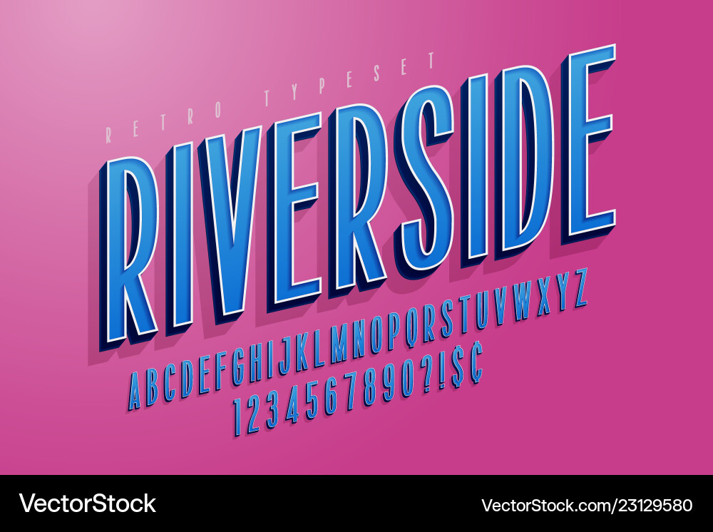 Condensed comical 3d display font design alphabet Condensed comical 3d display font design alphabet Vector Image