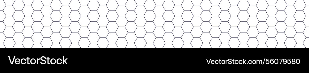 Seamless honeycomb pattern with hexagonal grid Seamless honeycomb pattern with hexagonal grid vector image