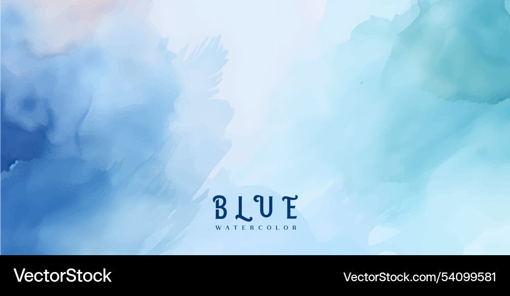 Abstract blue watercolor gradient paint grunge Abstract blue watercolor gradient paint grunge Vector Image