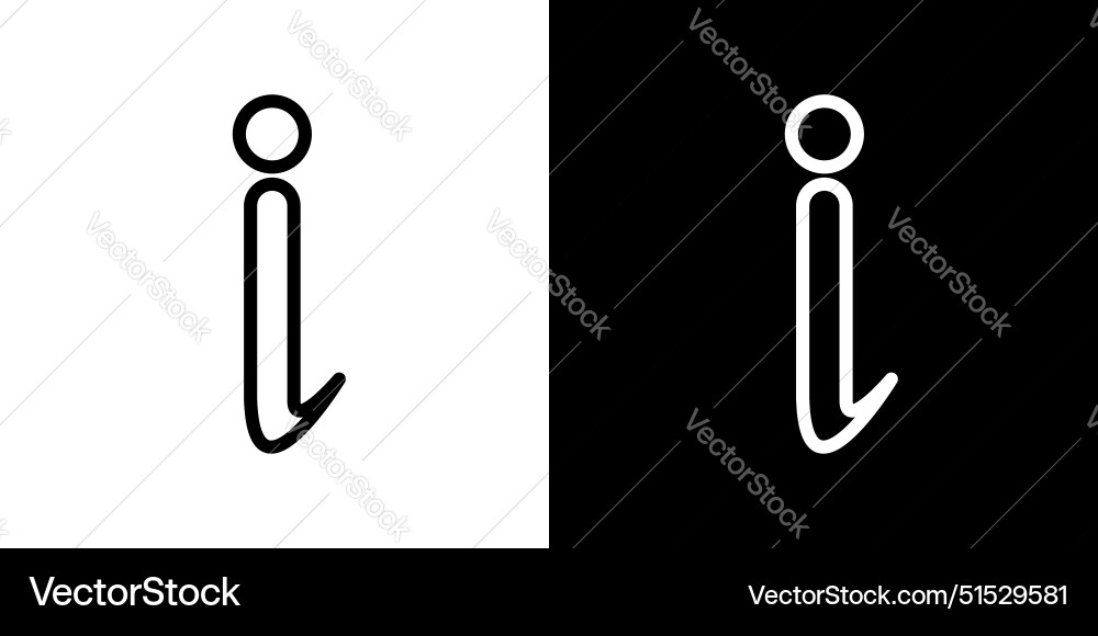 Info icon set inform symbol i button faq sign Vector Image