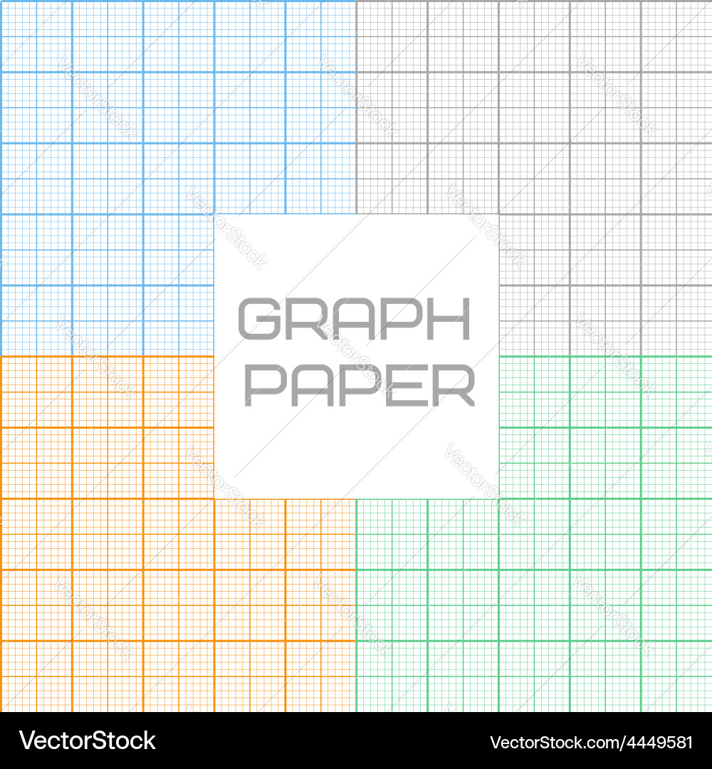 Millimeter Graph Paper Pattern vector image