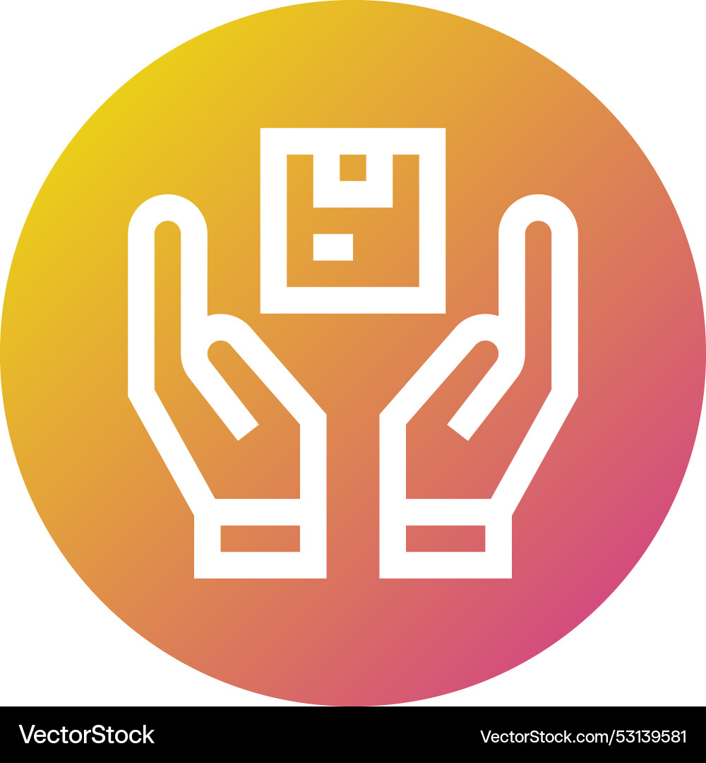 Parcel handling icon design Vector Image