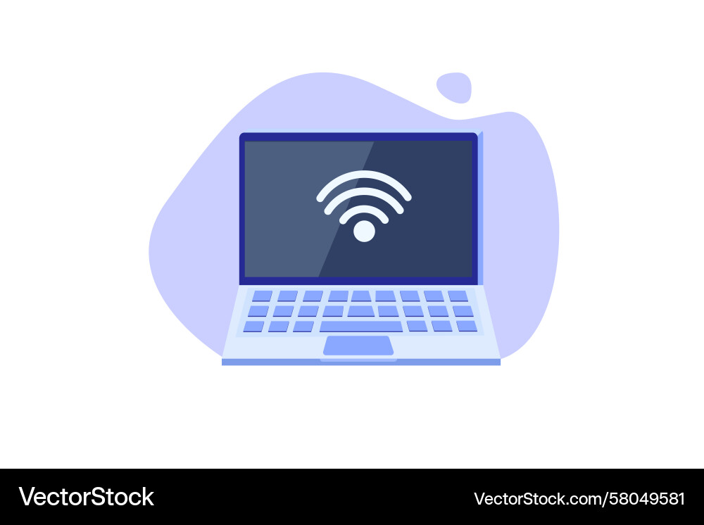 WiFi Connection Remote Devices Vector Image