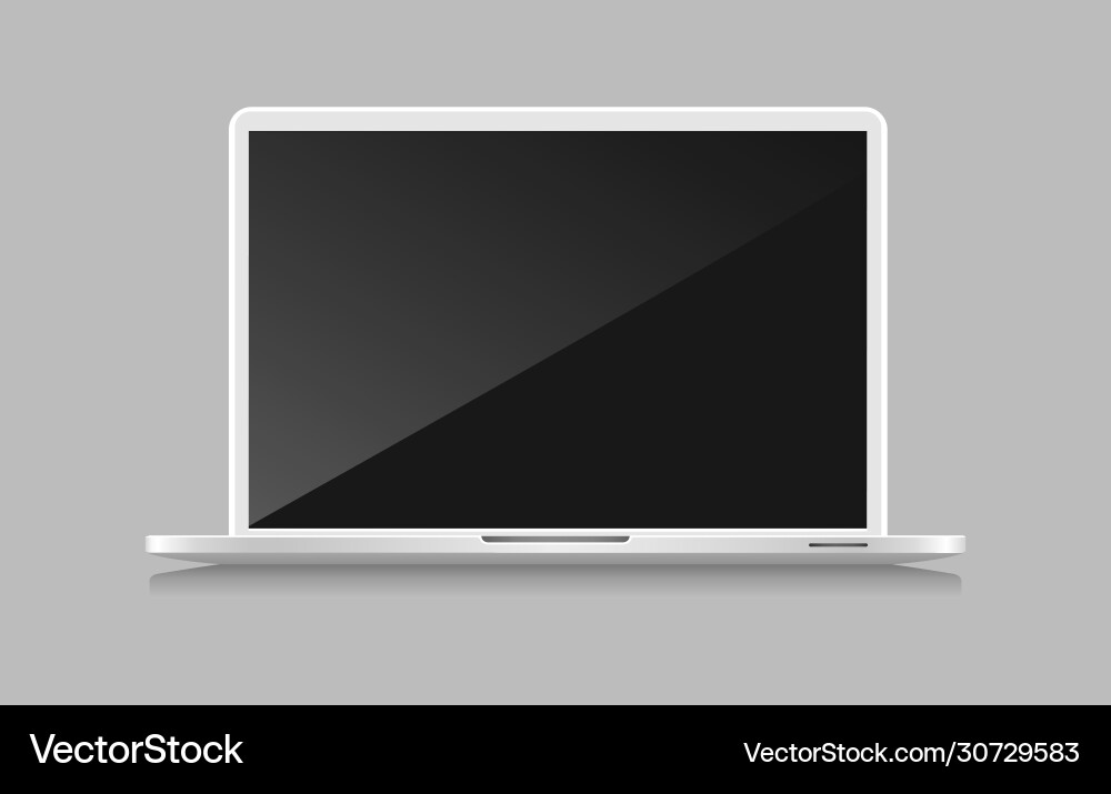 Laptop computer isolated Laptop computer isolated vector image