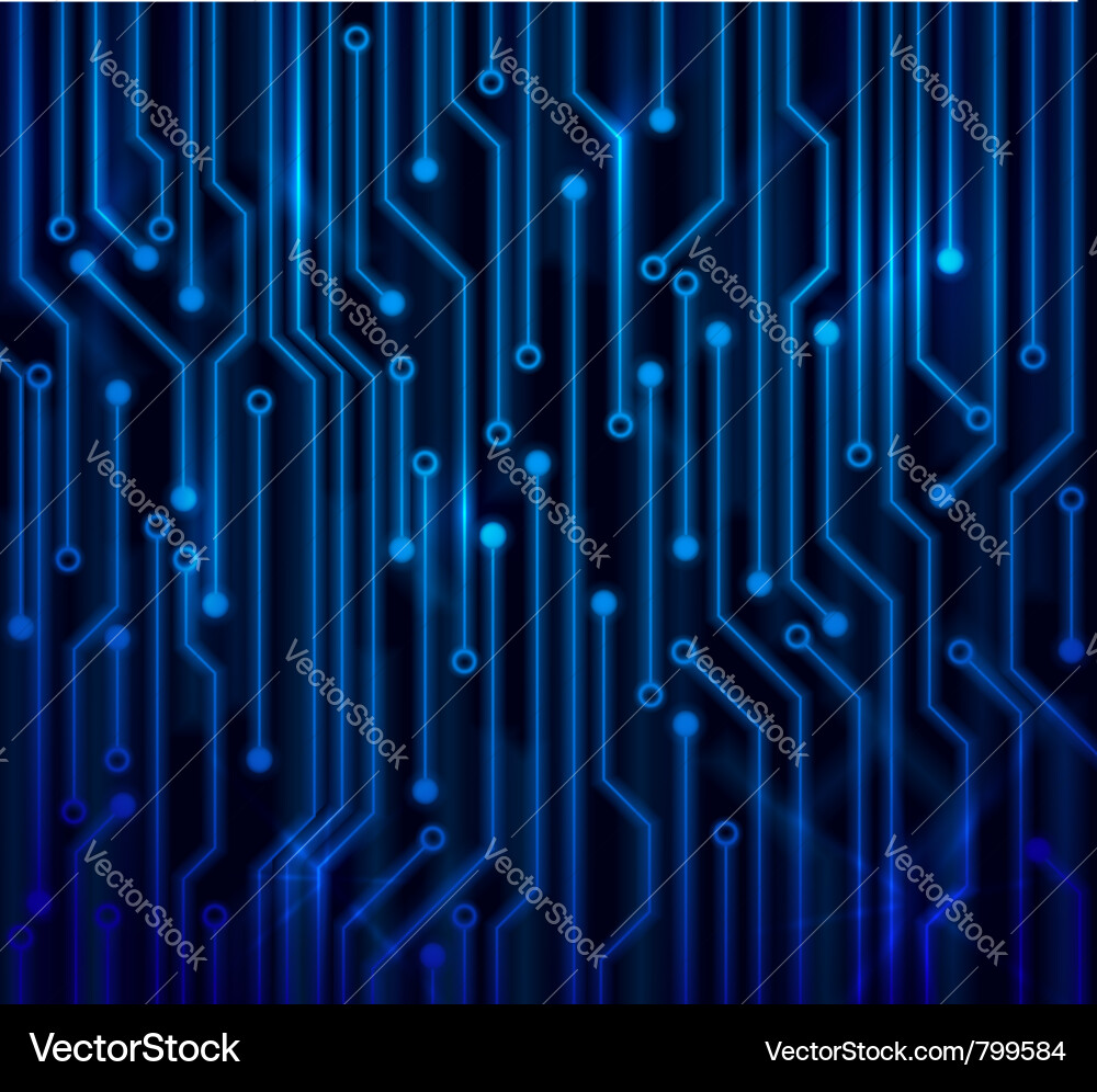 Abstract Circuit Board Pattern vector image