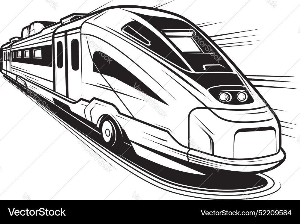 Swift streamline dynamic emblematic design Vector Image