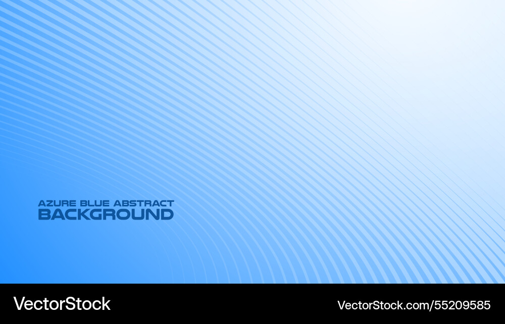 Azure blue abstract background with curve line Azure blue abstract background with curve line Vector Image
