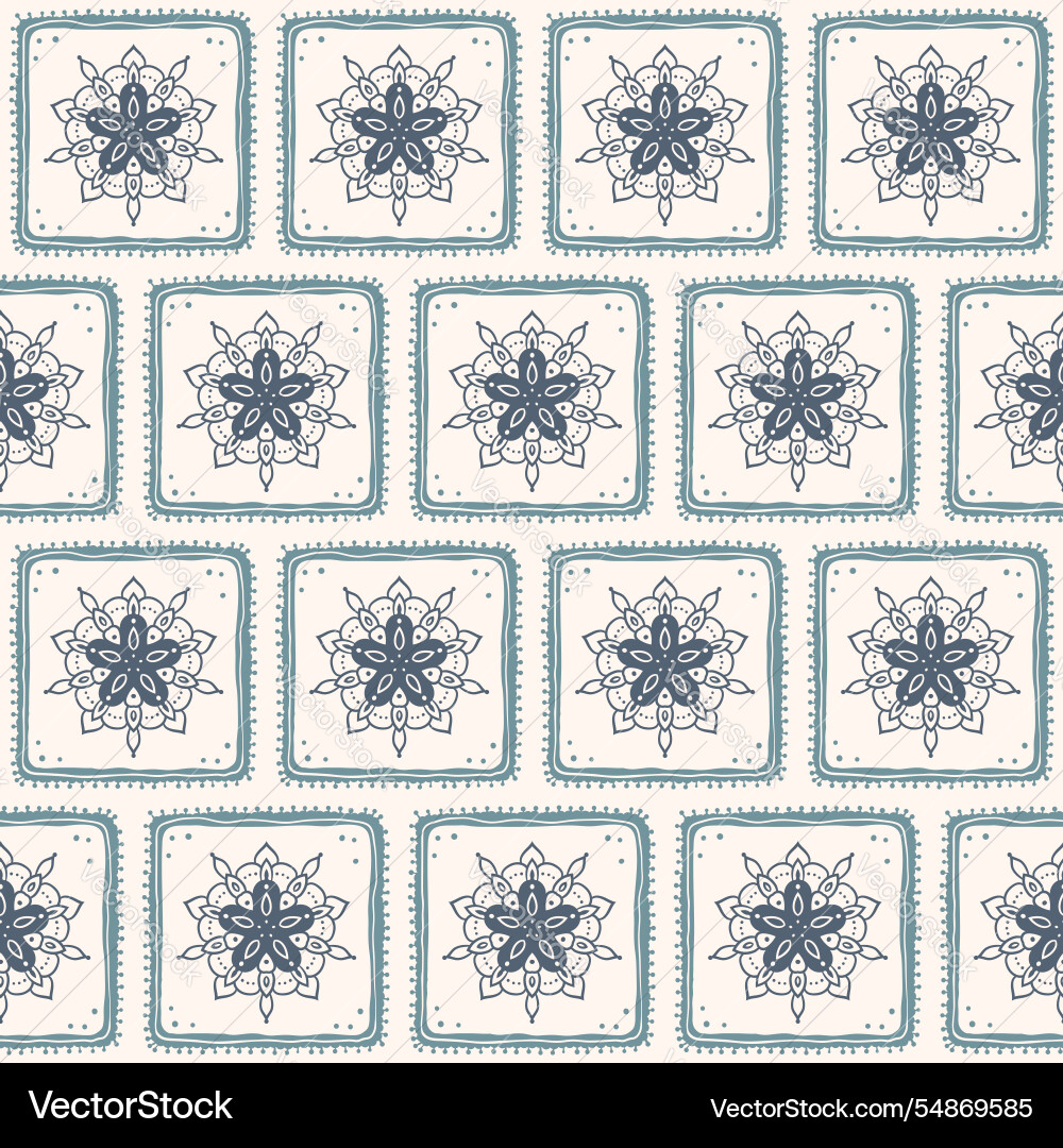 Backsplash mandala seamless pattern with abstract Backsplash mandala seamless pattern with abstract vector image
